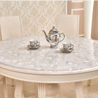 透明桌垫圆形餐桌布防水防油防烫免洗圆台布pvc软玻璃塑料水晶板