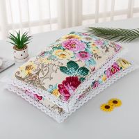 枕头荞麦皮枕头成人枕芯枕头单人家用学生荞麦壳纯棉粗布枕头一对