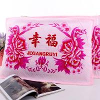 纯棉枕巾 加大加厚成人结婚回礼经典全棉三层纱布夹棉枕头巾