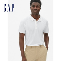 GapFit系列男装短袖Polo衫457010-1 薄款透气运动上衣男