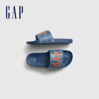 Gap男童洋气LOGO舒适拖鞋秋538376 儿童迷彩外穿拖鞋
