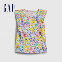 Gap女幼童甜美荷叶边无袖背心秋季577333 洋气女童夏装