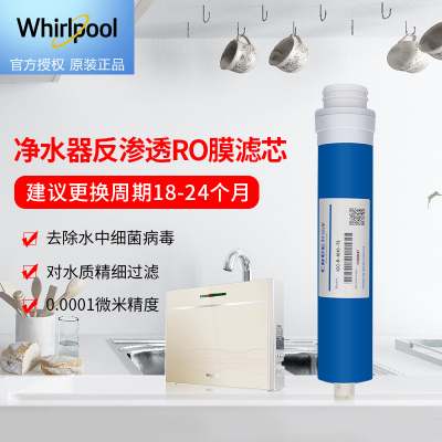 帮客材配 Whirlpool惠而浦净水器R75C87 R100C87净水机 反渗透RO膜滤芯 /平压式 第4级