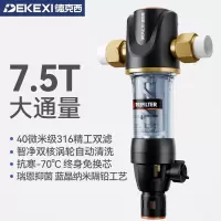 德克西大流量前置过滤器反冲洗家用净水器全屋自来水过滤器DQ-2