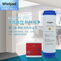 帮客材配 Whirlpool惠而浦净水器U100C85净水机 颗粒活性炭滤芯 第二级