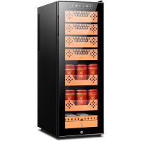 128C茶叶雪茄-恒温恒湿 FK-65C雪茄柜电子恒温雪茄保湿柜冷藏柜冰吧家用茶叶红酒柜