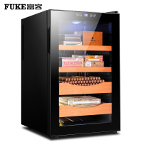 天蓝色 FK-90C雪茄柜恒温恒湿迷你小型家用德国雪松木电子雪茄保湿柜