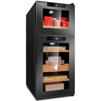 黄色 FK-90C雪茄柜恒温恒湿迷你小型家用德国雪松木电子雪茄保湿柜