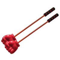 背部颈部经络锤子腰部肩部按摩捶子按摩器敲打锤拍打锤敲背小拳头|小拳头两件长款