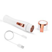 电动剃毛器脱毛比基尼充电式器刮毛刀阴毛男女士腋下全身腿毛私处|白色USB充电款