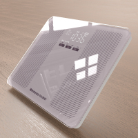 充电体重秤电子称精准bmi体态称usb家用人体电子秤健康秤体重|玫红曜金