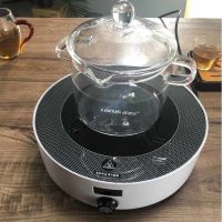 电磁炉火锅炒菜一体家用电池炉小型节能大功率迷你多功能灶|M-G1白色+双耳玻璃锅+烤盘烤架