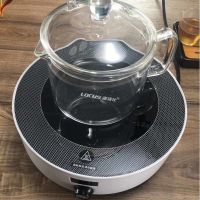 电磁炉火锅炒菜一体家用电池炉小型节能大功率迷你多功能灶|M-G1白色+侧把玻璃锅+烤盘烤架