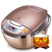 家用3l迷你5自动6小型煮饭1电饭煲电饭锅-2人3-4智能多功能|4升（咖啡色）