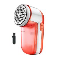 家用必备 充电毛球修剪器去球器衣服剃毛机去毛器器除球器脱毛器|橙色 五个刀头加粘毛刷