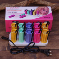 陶瓷不伤发电热烫发电子卷发筒刘海定型懒人蓬松卷发加热型卷发器|整套10个卷（带小夹子）