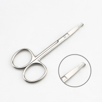鼻毛剪刀修鼻毛剪刀套装圆头男士女用修剪器安全手动不锈钢|小号鼻毛剪H40910200