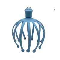 升级款头皮十二爪头部按摩器解压神器按摩器按摩器八爪鱼头部|蓝色款1个装