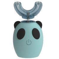 全自动声波防水电动牙刷成人日本u型刷牙神器送牙膏学生儿童|小熊蓝【送慕斯牙膏+送牙膏】 成人款