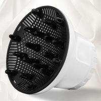 电吹风机风罩吹卷发万能接口烘干罩烘干定型吹风筒大烘风罩器通用|珍珠白 万能大风罩