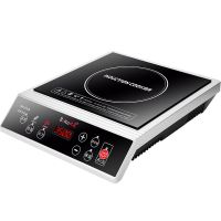 食堂工业大功率3500w家用爆炒商用电磁炉电磁灶商业电炉|3500W按键款 电磁炉+炒锅+锅盖