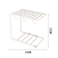 陶瓷咖啡杯欧式小精致的下午奢华金边创意杯子茶杯碟轻奢送礼套装|白色杯架