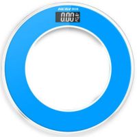 健康秤人体精准家用usb可充电电子秤体重秤电子秤|电池款C35蓝色30*30加厚大屏