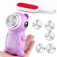 毛球修剪剃球器衣服除器剃毛机去球机电充电式吸刮动打毛器毛球器|紫色标配+干洗刷+5个备用刀头