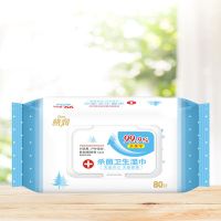 湿巾医院用湿巾抑菌除菌湿巾马桶消毒物体表面杀菌消毒卫生湿巾纸|大包杀毒湿巾80片 1包