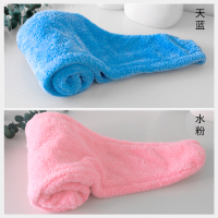 韩国洗头干发帽成人长发头发速干毛巾加厚浴帽吸水可爱包头巾|2条装[天蓝+水粉]