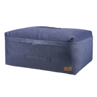 装衣服收纳袋整理被子棉被的大袋子衣物打包加厚大号布艺防潮家用|藏青色 XXL