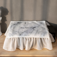 打印机罩防尘罩惠普爱普生佳能防尘布遮盖防灰尘盖布打印机布罩子|大理石 长38*宽35*高18