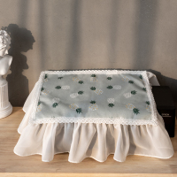 打印机罩防尘罩惠普爱普生佳能防尘布遮盖防灰尘盖布打印机布罩子|灰底菠萝 长38*宽35*高18