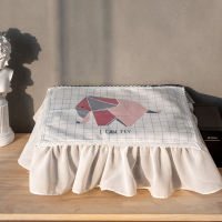 打印机罩防尘罩惠普爱普生佳能防尘布遮盖防灰尘盖布打印机布罩子|大象 长44*宽31*高16