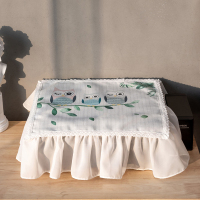 打印机罩防尘罩惠普爱普生佳能防尘布遮盖防灰尘盖布打印机布罩子|猫头鹰 长44*宽31*高16