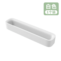 浴室拖鞋架壁挂式免打孔卫生间吸壁式置物架收纳神器厕所放鞋架子|白色(单个装)