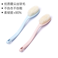 洗衣刷软毛家用洗鞋刷子专用不伤清洁衣服洗鞋刷板刷硬刷鞋多功能|2个装软毛大头刷(蓝+粉)