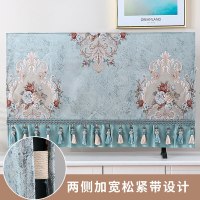 电视机罩防尘罩盖巾43寸55寸50寸65寸家用挂式液晶电视套盖布|舒尔曼-蓝 50英寸