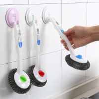 钢丝球刷替换球10cm通用刷头不锈钢清洁球锅刷厨房清洁用品家用|3个锅刷