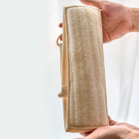 天然丝瓜络沐浴擦搓澡巾丝瓜瓤搓背洗澡巾去角质浴球搓泥|长条搓澡巾(特价买1送1)