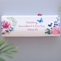 挂机空调罩水晶绒弹力布空调罩防尘罩不起球不褪色不缩水|花中蝶 92cm内(适合大1.5-2p空调)