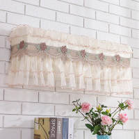 空调罩套挂式开机不取防尘罩格力美的挂机全包卧室布艺罩子zhao|贵妃-咖 [开机不取]1-1.5p86厘米内通用