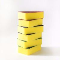 海绵擦洗碗海绵金刚砂擦锅百洁布清洁刷锅刷碗布洗碗布抹布神器|6片装*10.9