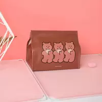 美少女可爱创意茶几桌面纸巾盒软妹宿舍家用面纸盒卫生间抽纸盒|三只小熊