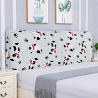 万能床头套罩全包弹力欧式异型床头靠背防尘罩弧形通用保护套软包|卡通小狗 床头宽度[215-240cm]