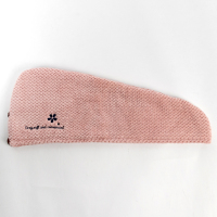 出口日本吸水干发帽女包头巾成人速干浴帽长发头发干发毛巾|藕色aquis双层干发帽