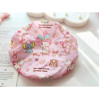 卡通可爱美乐蒂浴帽成人儿童洗澡防水帽双层防水加厚日系面包超人|钻石美乐蒂