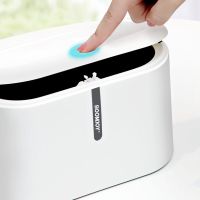 办公桌面垃圾桶可爱少女卧室带盖餐桌上家用客厅茶几小垃圾盒纸篓