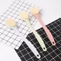 搓澡长柄软毛洗澡刷搓澡巾成人搓背搓泥不求人后背沐浴刷子|【一把装】颜色随机