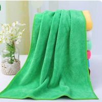 家政保洁专用毛巾清洁抹布吸水不掉毛加厚洗车擦地板擦玻璃擦桌布|30*70绿色 加厚5条装